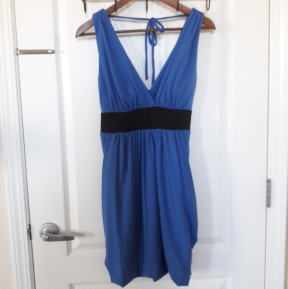 Blue & Black Dress - Picture 2 of 9